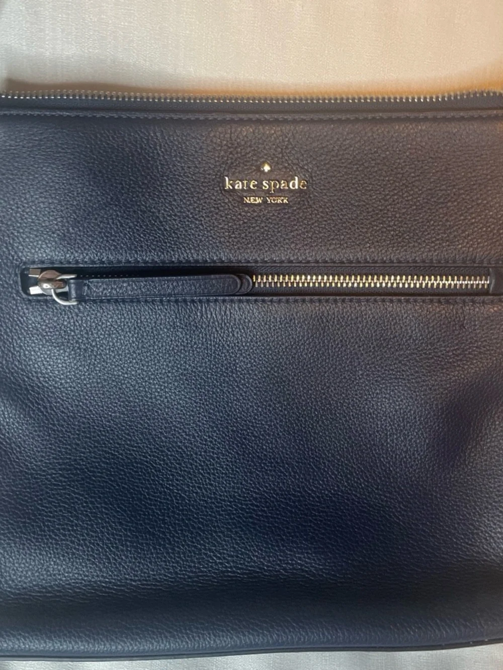 kate spade navy leather crossbody bag
